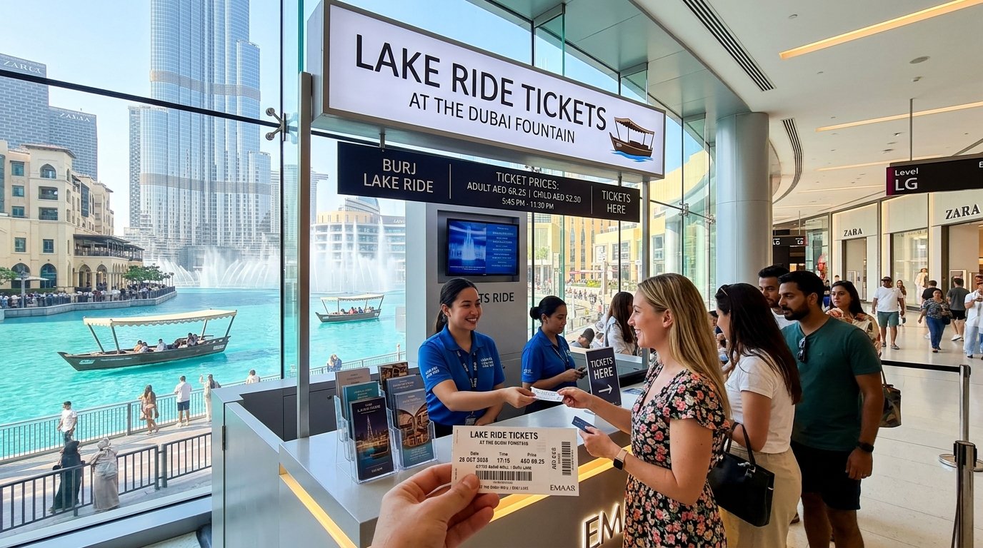 Lake Ride Ticket at Dubai Mall