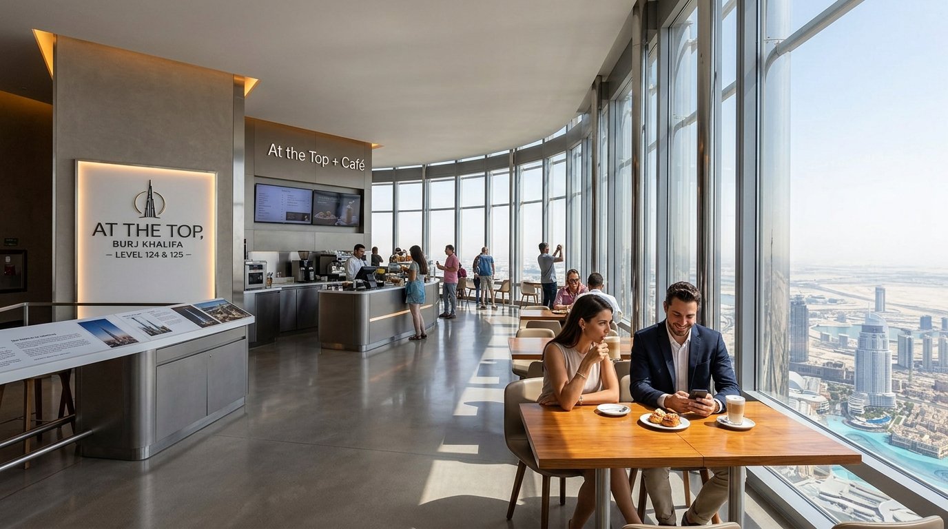 BURJ KHALIFA AT THE TOP CAFE 124/125 Prime + Café