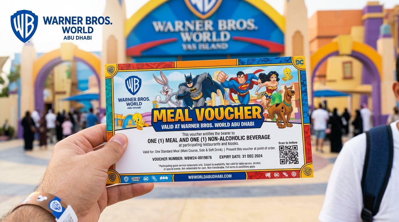 WARNER BROS Park Meal Voucher