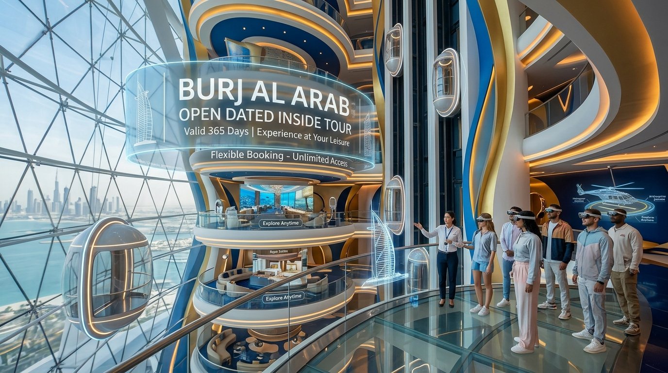 BURJ AL ARAB INSIDE TOUR - OPEN DATED
